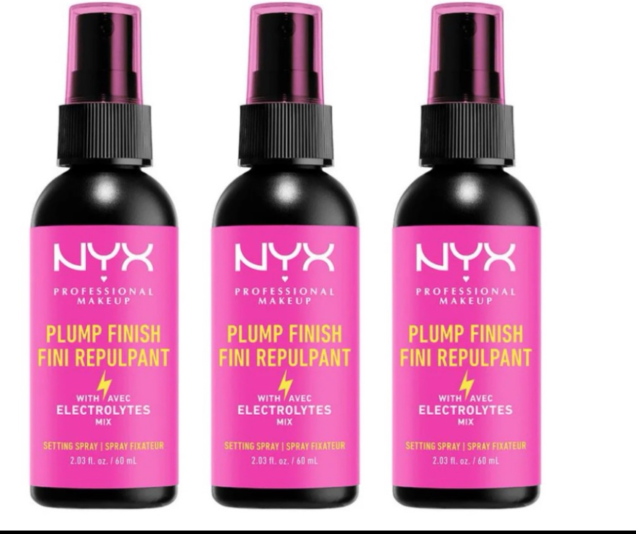 NYX Professional Makeup – Spray Fixateur Plump Finish 60ml