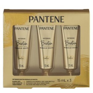 Pantene Intense Biotin Miracle Shots 3x 15ml × 3