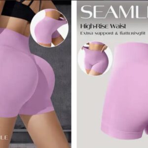 Short de sport femme – Taille haute, sculptant & seamless rs225